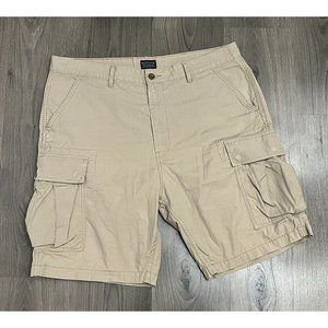 Levis Cargo Shorts Mens 39 (Tag 38) Khaki Beige